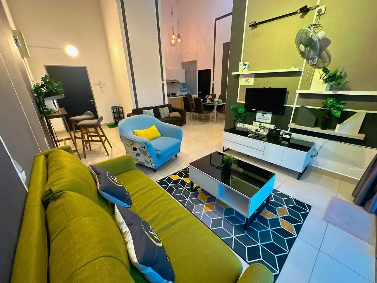 Pandan Residence Duplex Penthouse Near To Ciq Johor Bahru Town 3R 13Pax B01 0*,  Malaysia
